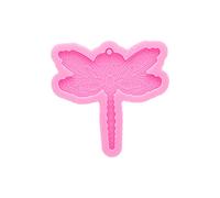 Shiny Glossy Dragonfly Silicone Resin Molds Keychain Silicone Mould for DIY Jewellery Making Epoxy Resin Casting Mold Clay Mold