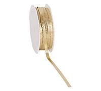 Shiny Gold Lurex Ribbon 6mm x 1 Metre Cut from roll