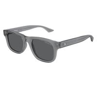 Shiny Grey Crystal/Brown Gradient with Light Mirror Polarised / 53