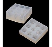 Shiny Ice Cream Cone Decoration Silicone Epoxy Shape Keychain Pendant Jewelry Valentine's Gift Craft Ice Cream Cone Mold Baking