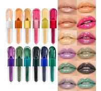 Shiny Lip Gloss 12 Colors Plumping Glossy Moisturizing Lipstick