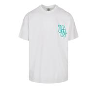 Shiny logo T-shirt Urban Classics Blanc XS