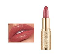 Shiny Matte Lipstick, Long Lasting Waterproof Shiny Lip Gloss, Glitter Lip Gloss, Full Coverage Lipstick Lip Makeup, Suitable for Giving to Women (01, One size)