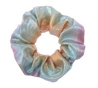 Shiny Metallic Scrunchies for Girls, 16Pieces Hair scrunchies for Women Elastics Ponytail Holder Hair bands Teenage Girls Hair Accessories Gift (Colour 8,16)