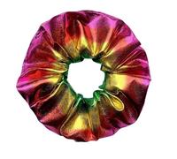 Shiny Metallic Scrunchies for Girls, 16Pieces Hair scrunchies for Women Elastics Ponytail Holder Hair bands Teenage Girls Hair Accessories Gift (Colour 4,16)