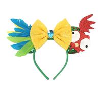 Shiny Mouse Ears Headband Hot Chicken Ears with Sparkly Bow Hawaii Headwear Decoration Hair Accessories for Birthday Party Theme Park