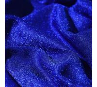 Shiny PET Film Fabric 1.5m Soft DIY Material(royal blue)