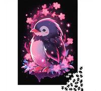 Shiny Pink Flower Penguin, Jigsaw for Adults, 1000 Pieces, 52x38cm/1000pcs