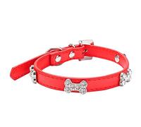 Shiny Rhinestone Pet Collars for Dogs Jewelry Style Dog Chains Stylish Accessories for Small and Medium Breeds Trendy Bling Pet Fashion (D, M)