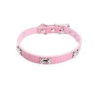 Shiny Rhinestone Pet Collars for Dogs Jewelry Style Dog Chains Stylish Accessories for Small and Medium Breeds Trendy Bling Pet Fashion (J, M)