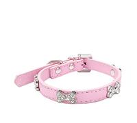 Shiny Rhinestone Pet Collars for Dogs Jewelry Style Dog Chains Stylish Accessories for Small and Medium Breeds Trendy Bling Pet Fashion (E, L)