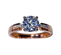 Shiny Ring Women Zircon Personalised Princess Engagement Ring Rings Shower Curtain Black, 10, Metal, No Gemstone