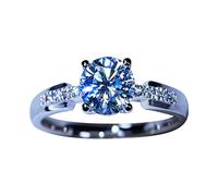 Shiny Ring Women Zircon Personalised Princess Engagement Ring Rings Shower Curtain Black, 6, Metal, No Gemstone