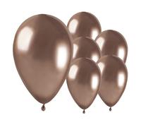 Shiny Rose Gold Bio Latex Balloons 33cm / 13 in - Pack of 50