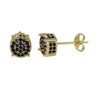Shiny Round Cubic Zirconia Earrings Exquisite and Beautiful Accessories that will suit everyone and add charm. Kingdom Hearts Earrings, one size, Zinc alloy, No Gemstone