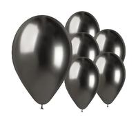 Shiny Space Grey Bio Latex Balloons 33cm / 13 in - Pack of 50