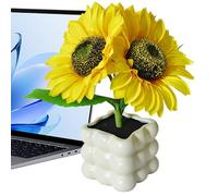 Shiny Sunflower Lamp Decorative Floral Dimmable Lamp