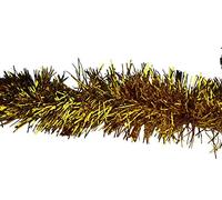 Shiny Thick Tinsel For Christmas Trees Decoration, 2m Long, 11cm Wide (2m Gold)