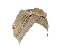 Shiny Turban Shimmer Chemo Cap Headwear Beanie Hair Scarf Sequin Beret Hat Sparkly Shining Beanie Cap for Women Girls Halloween Festival Party Club Fun Costume Stretch Mermaid Cap Beanie Hat