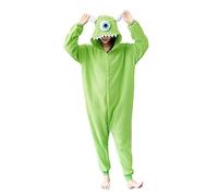 Shiny Unicorn Unisex Adult Onesie Animal One Piece Pajamas Halloween Christmas Costume, Mike Wazowski-11, L