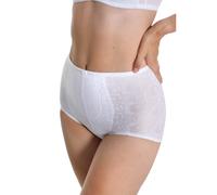 Sassa Women's Bodice Briefs, Jaquard Slip, White, 90