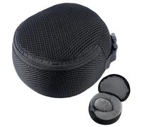 Shinylin 1 Pack Black Neck Pillow Travel Case Compact Carrying Case Bag for Airplane Train Journey Quick Release Clasp Attaches to Luggage (Pillow Not Included)