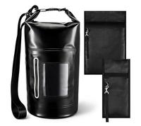 Shinylin 15l Faraday Bags Military Grade Shield Bag Waterproof Nylon Signal Blocking Backpack with 2 Pcs Faraday Pouch for Data Privacy Fits Phones Tablets Radios