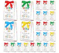 Shinylin 24 Pcs Employee Appreciation Clear Gift Bags Inspirational Clear Plastic Gift Bags with Handle Reusable Thank You Party Favor Bag for Employee Coworker Teacher Nurse