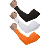 SHINYMOD Compression Sleeves Arm Warmers UV Sun Protection Men Women Cooling Sleeves to Cover Arms for Cycling, Driving, Golf, Hiking