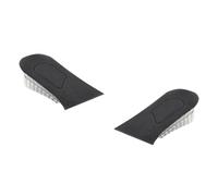 SHINYPASING 1 Pair Height Increase Insert Double Layer Invisible Shoe Lifts for Boots and Shoes Unisex Comfortable Odorless Silicone Velvet Honeycomb Structure Black Insoles