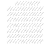 SHINYPASING 100pcs Nipper Silicone Sleeve Dead Skin Tweezers Cover Non-Slip Protective Sleeve for Pedicure Tools White Protective Cover Prevents Accidental Touching Suitable for Babies