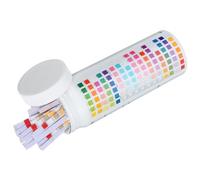 SHINYPASING 100pcs Water Quality Test Strips 16-in-1 Testing Fast Results Pet Material Assorted Color Drinking Water Test for Office and Restaurant Use