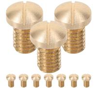 SHINYPASING 10pcs Alto Tenor Soprano Sax Screws Sax Parts Replacement Screws Brass Material Golden Colour Sturdy Convenient Installation for Saxophone Repair and Maintenance by Musicians