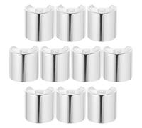 SHINYPASING 10pcs Pump Bottle Lid Shampoo Bottle Lid Leak-proof Break Resistance Plastic Unique Shape Simple Color Stylish Practical Replacement