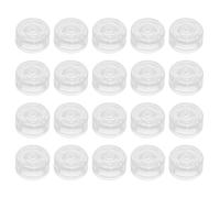 SHINYPASING 20 Pcs Plastic Guitar Effect Pedal Caps Footswitch Toppers with Portable Convenience and Versatile Compatibility for Musicians, Modern Stylish Design for Guitar Effects Pedal