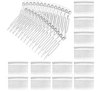 SHINYPASING 20 Pcs Plastic Hair Comb for Fine Hair for Wedding Veil Decorative Delicate All-match Style Suitable for Women Wedding Party