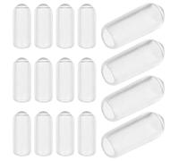 SHINYPASING 200pcs Rubber Headband End Caps Replacement Easy to Use Hair Band End Covers for Repairing Headband Damage for Hair Accessories
