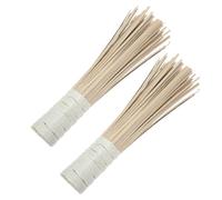 SHINYPASING 2pcs Bamboo Kitchen Pot Cleaning Brush with Natural Bamboo Bristles Flat-head Scrub Brush for Wok and Household Pot Cleaning for Stove and Sink