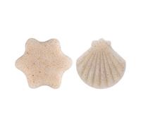 SHINYPASING 2pcs Konjak Face Makeup Remover Sponge for Facial Skin Cleansing and Exfoliating, Soft Biodegradable Sponges for Daily Use and Makeup Removal