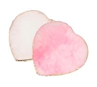 SHINYPASING 2pcs Nail Art Mixing Tray for Displaying Nail Pieces and Holding Pigments Resin and Agate Material Palette at Home or Beauty Salon