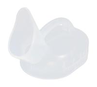 SHINYPASING 2pcs Old People Urinal Urinary Drainage Pot Reusable Easy to Clean White High-Grade Plastic Portable Design for Traveling Patients Elderly