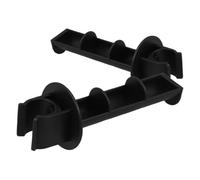 SHINYPASING 2pcs Toilet Paper Holder Plastic Roll Dispensers Matte Black Sl legant Design Secure Fit Easily Access Toilet Paper for Bedside Commode Chair Nursing Patients Seniors