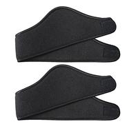 SHINYPASING 2pcs Unisex Ear Warmer Headband Made of Polyester with Double Layer Fleece, Designed to Keep Warm and Protect Ears from Cold for Skating and Snowboarding