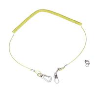 SHINYPASING 3 Meters Adjustable Parrot Leash Training Harness with No.7 Claw Ring, Elastic and Easy to Wear, Made of Plastic Steel Wire for Outdoor Activities Random Color