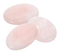 SHINYPASING 3 Pcs Jade Lash Glue Pallet with Fine Texture and Unique Shape, Compact Lash Adhesive Holder for Eyelash Extensions, Simple and Delicate Design for Professional Use