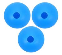 SHINYPASING 3pcs Tuning Fork Holder Ball in Silicone for Yoga Meditation Convenient round Fork Support as Replacement Parts for Home Use
