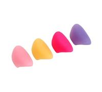 SHINYPASING 4pcs Flute Finger Silicone Thumb Rest Covers to Maintain Correct Finger Position for Wind Instrument Parts in Assorted Colors Random Color