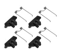 SHINYPASING 4pcs Hair Trimmer Repair Accessories Set with Swing Head, Fixed Guide Block, and Black Springs for Electric Clippers, Replacement Parts for Salon and Home Hair Cutting Tools