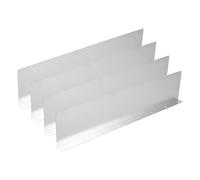 SHINYPASING 4pcs Roof Rain Diverters Aluminum Rain Diverter for Roof Gutter Prevent Overflowing Silver Splash Guards Keep Rainwater in The Gutter House