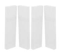 SHINYPASING 4pcs Tongue Scrubber Storage Box Plastic Travel Friendly Scraper Carrier Versatile Size Portable Organizer for Oral Hygiene